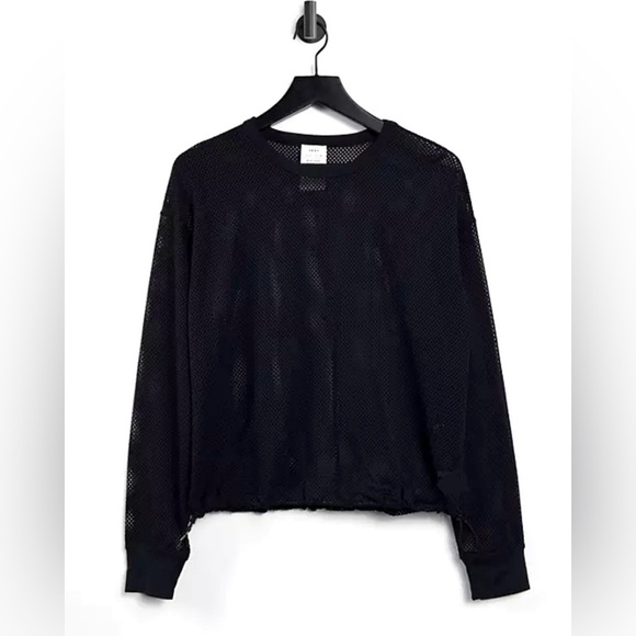 DKNY FULL MESH REGLAN PULLOVER TOP SIZE XL​ - Picture 1 of 3